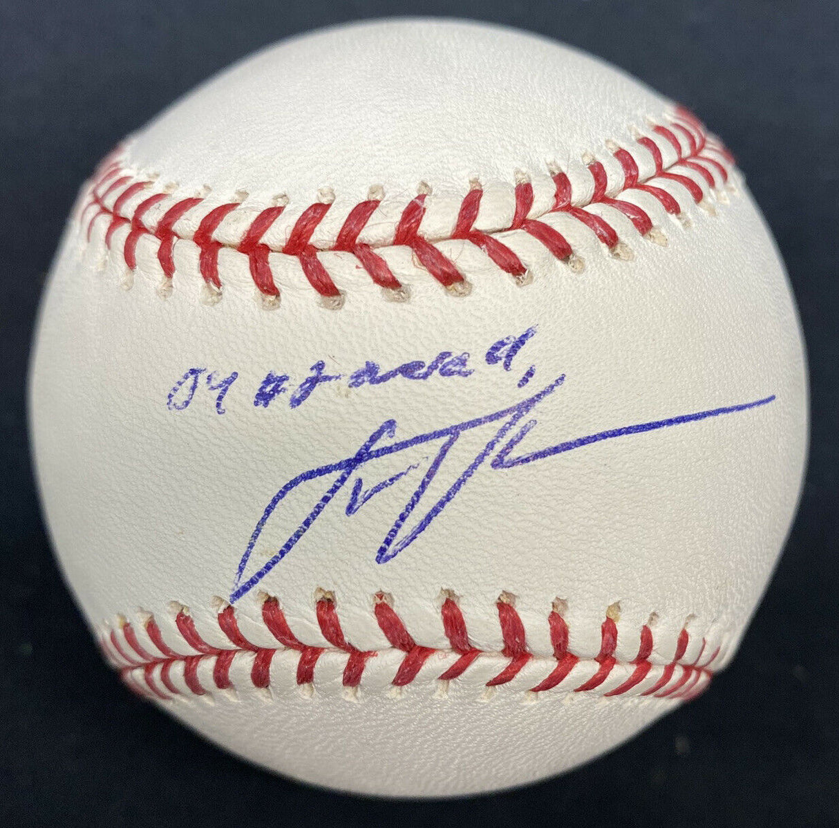 Justin Verlander 04 #2 Overall Signed Rookie Signature Baseball JSA LOA