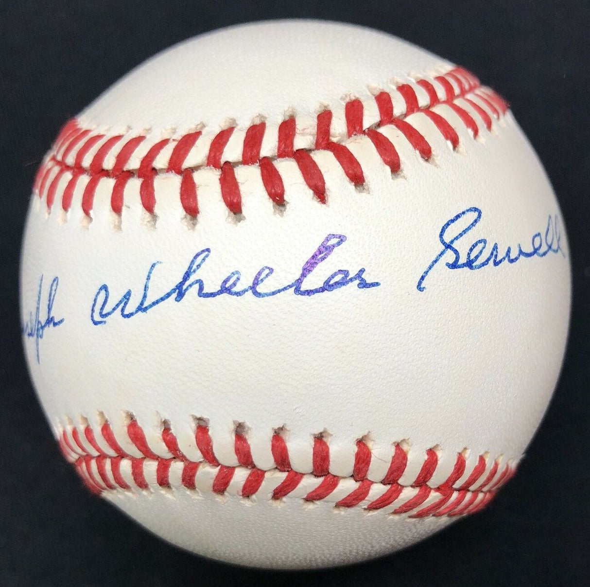 Joseph Wheeler Sewell Full Name Signed Baseball PSA/DNA Joe HOF