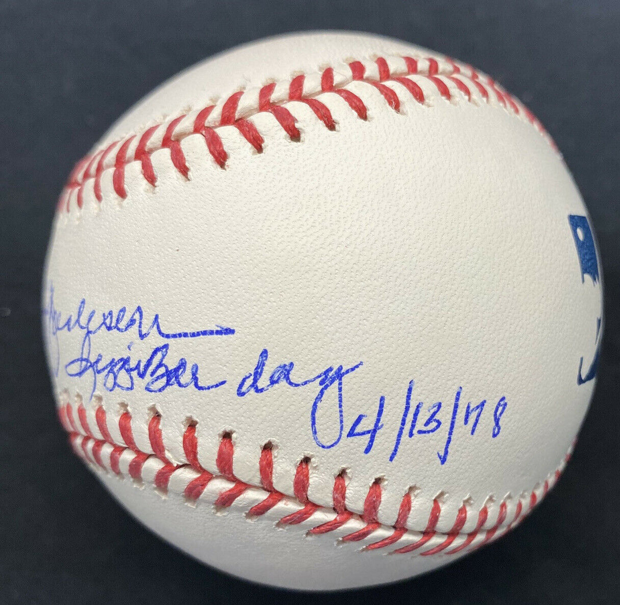 Reggie Jackson Reggie Bar Day 4/13/78 Signed Baseball JSA