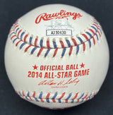 Adam Wainwright Starting Pitcher Signed 2014 All Star Game Logo Baseball JSA