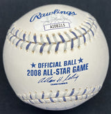 Alex Rodriguez Signed 2008 All Star Game Logo Baseball JSA