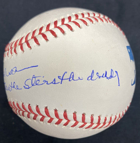 Reggie Jackson I’m The Straw That Stirs The Drink Signed Baseball JSA