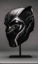 Chadwick Boseman Signed Marvel Legends Black Panther Full Size Helmet Beckett