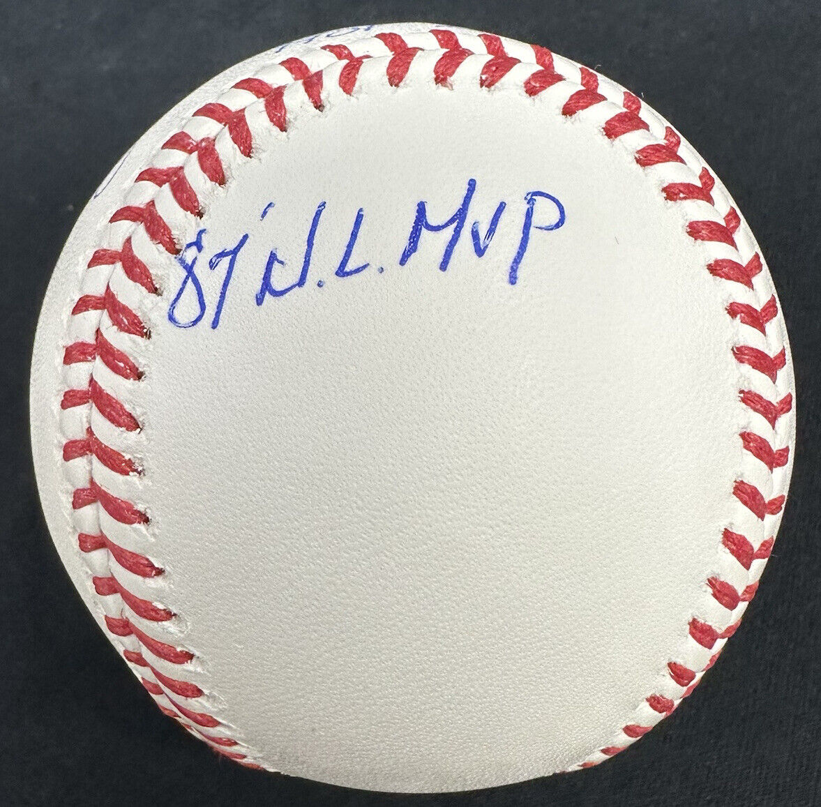 Andre The Hawk Dawson Signed HOF MVP Stat Baseball Beckett BAS