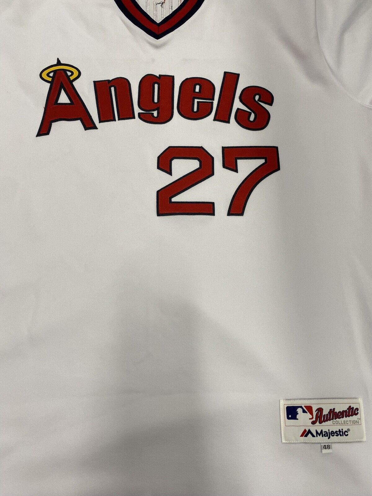 Mike Trout Signed TBTC California Angels Jersey MLB Holo Majestic