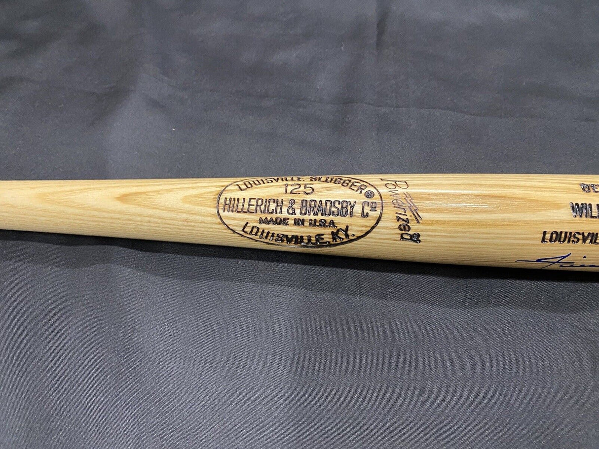 Willie Mays Signed Louisville Slugger Game Model Bat JSA LOA