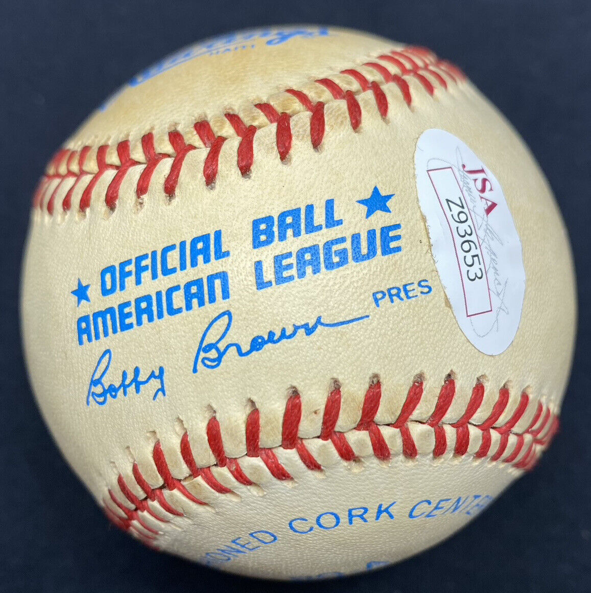 Mickey Mantle 7 Signed Baseball JSA LOA