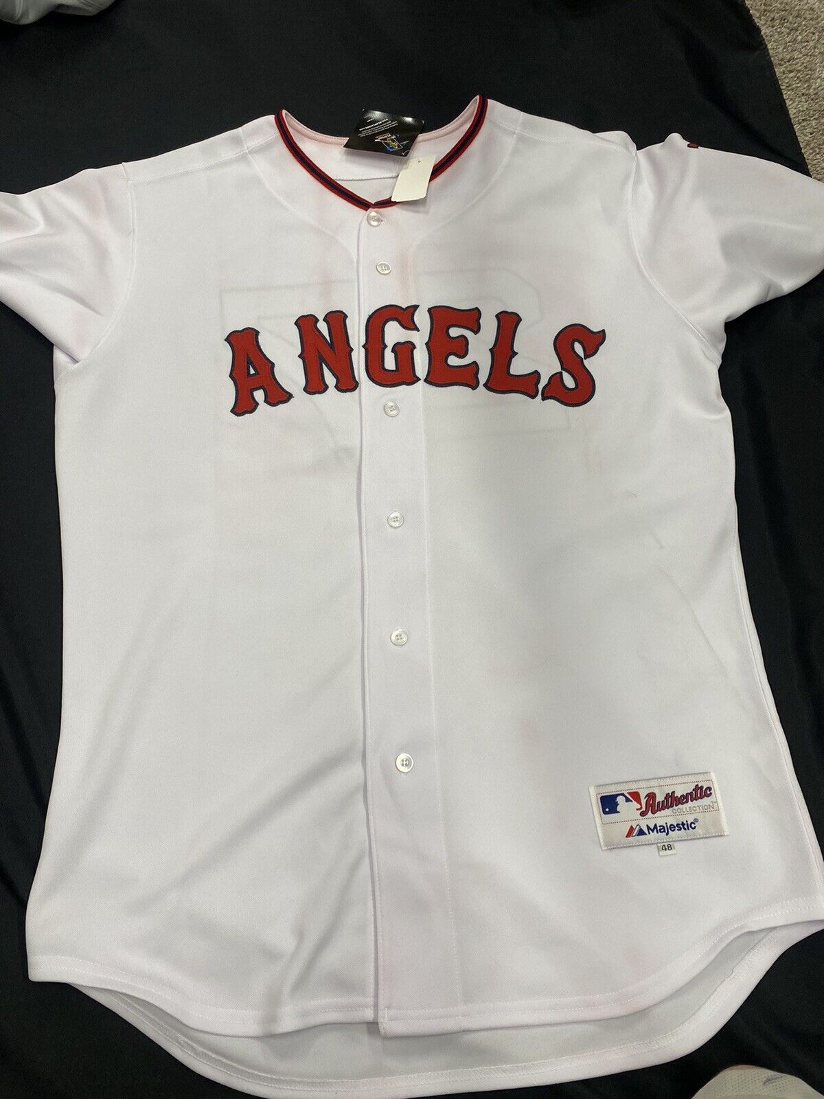 Mike Trout Signed Authentic TBTC Angels Jersey MLB Holo