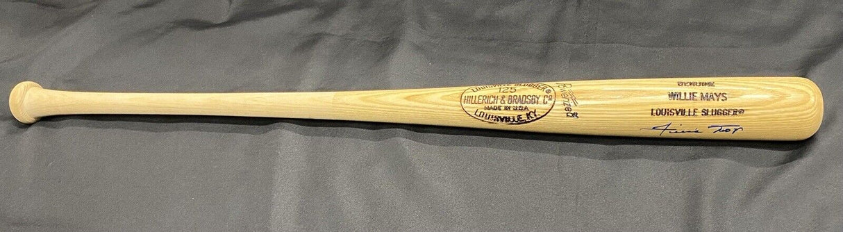 Willie Mays Signed Louisville Slugger Game Model Bat JSA LOA