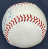 Willie Mays New York Giants Vintage Signed Giles Baseball JSA LOA