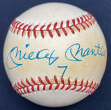 Mickey Mantle 7 Signed Baseball JSA LOA