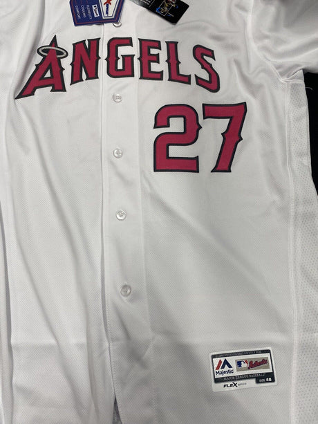 Mike Trout Signed Authentic Angels Mother’s Day Jersey MLB Holo