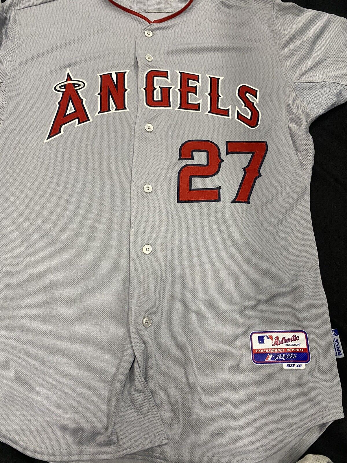 Mike Trout Signed Authentic 2013 All Star Game Jersey Citi Field Mets MLB Holo