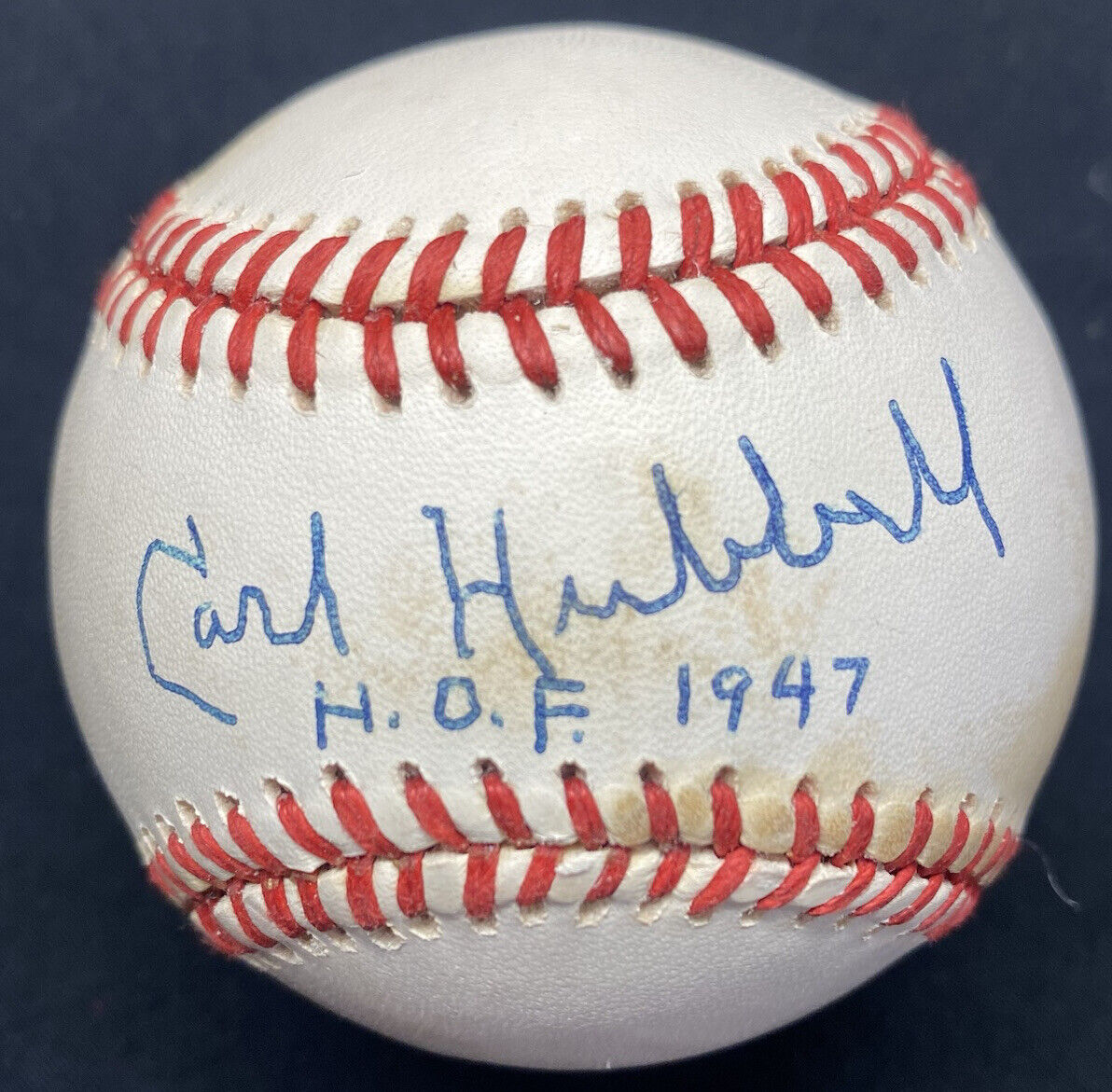 Carl Hubbell HOF 1947 Signed Baseball PSA/DNA Hologram Only