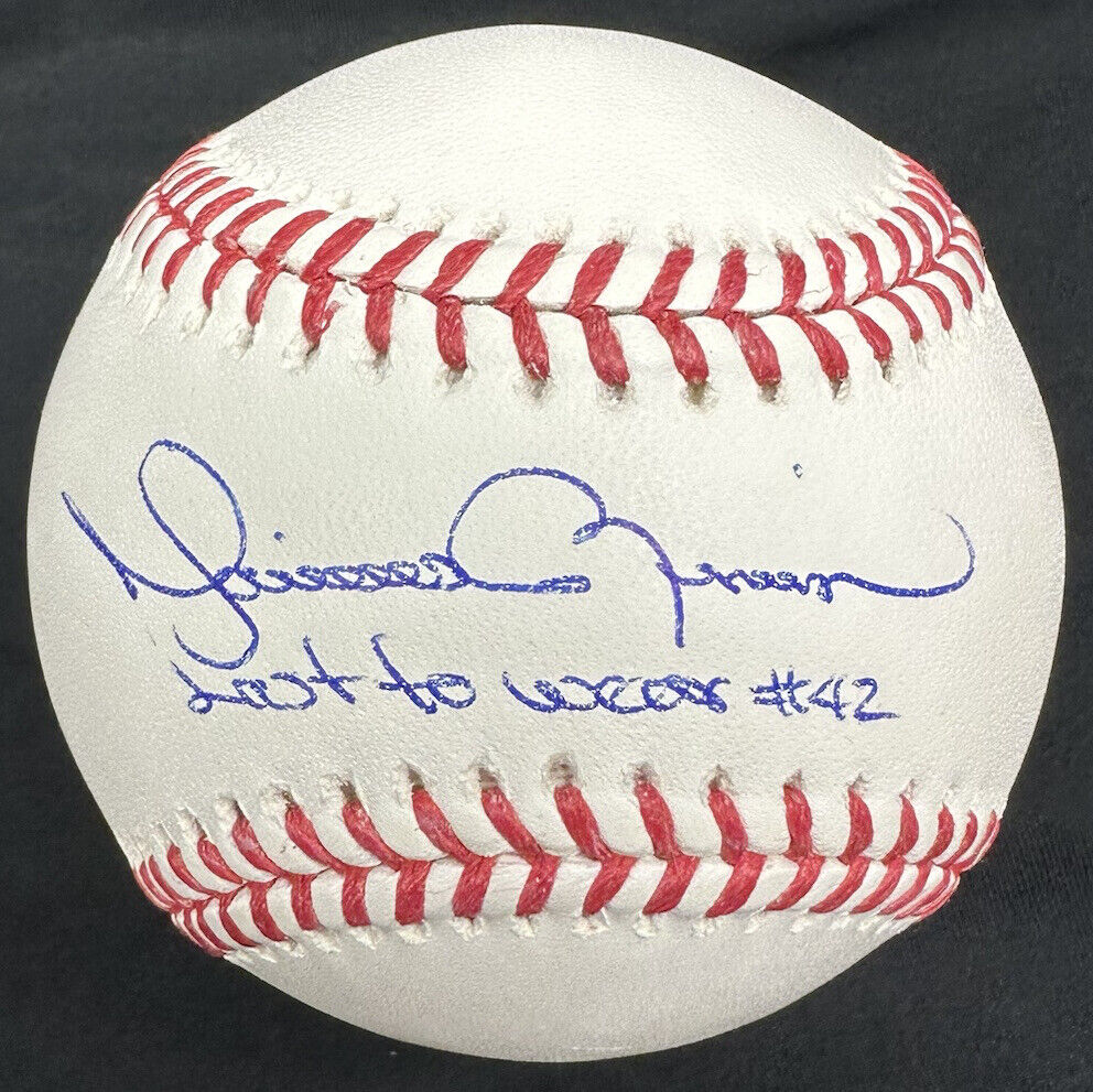 Mariano Rivera Last To Wear #42 Signed Baseball MLB Holo Fanatics