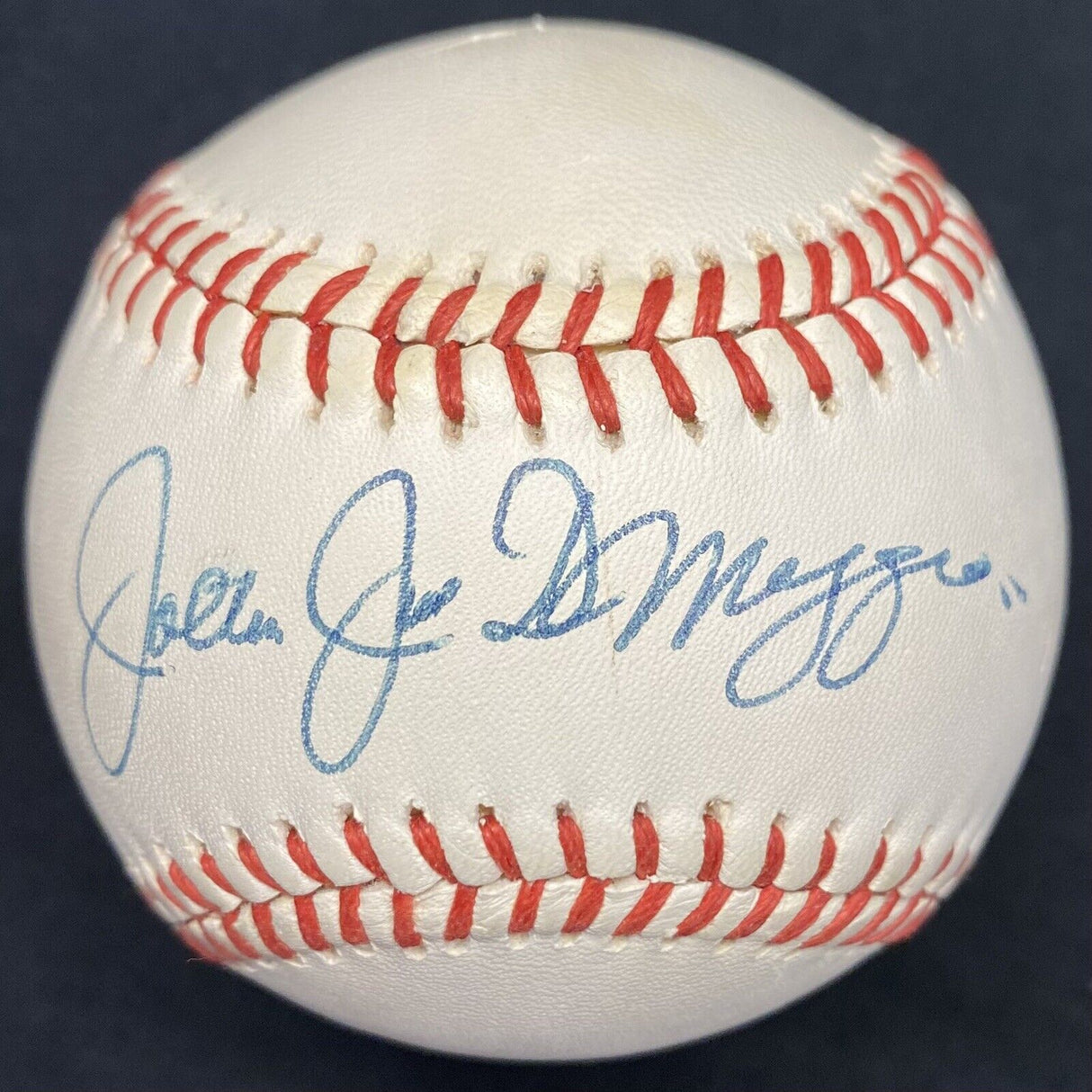 Joltin Joe DiMaggio Nickname Signed Baseball PSA/DNA Graded 8.5 LOA